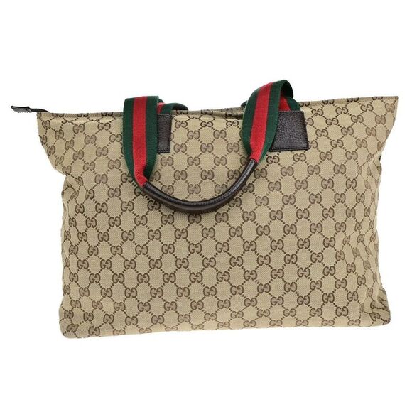 Gucci Ophidia Brown Canvas Shoulder Bag (Pre-Owned) - Picture 2 of 16
